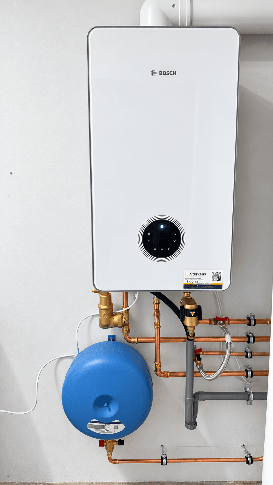Nieuwe Bosch cv ketel